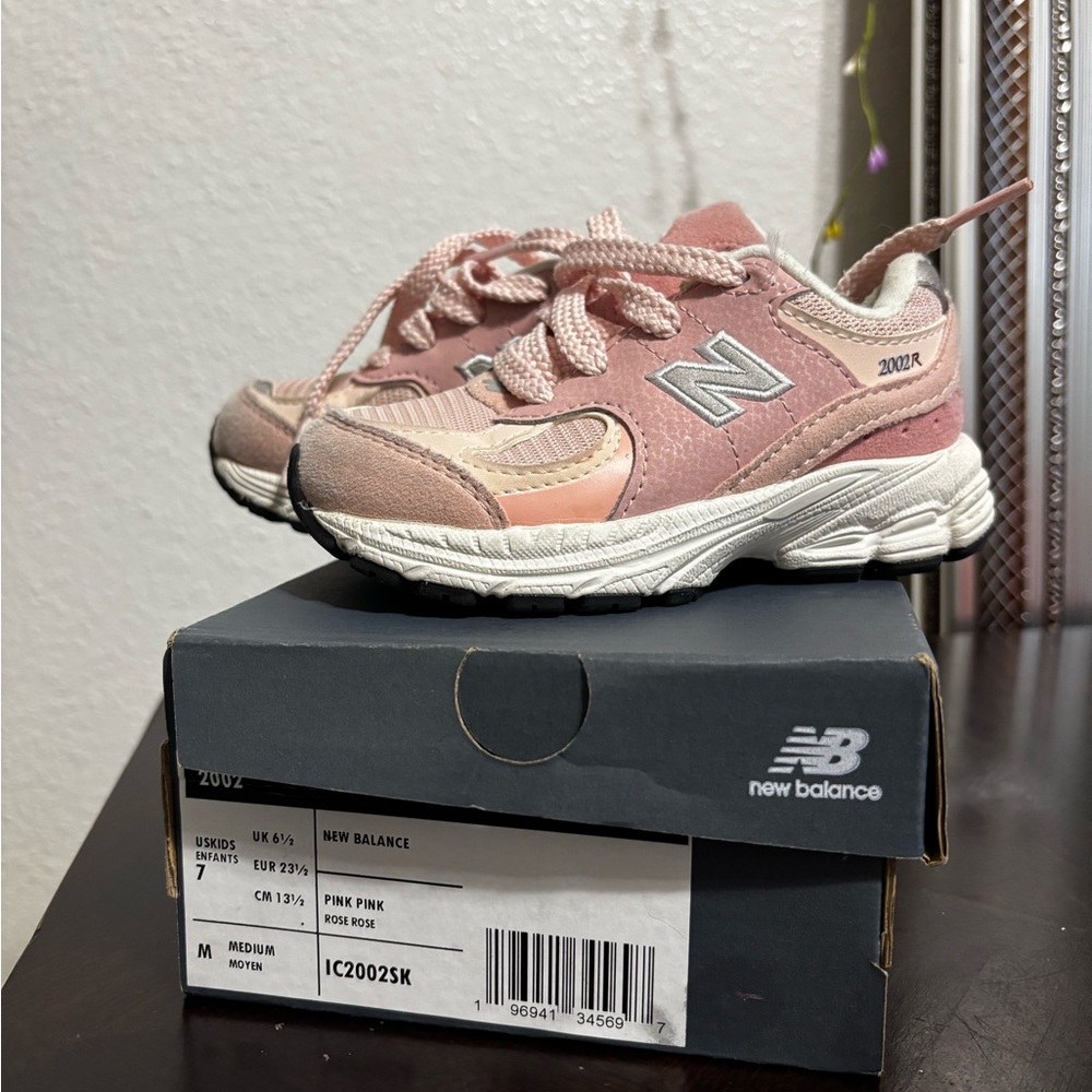 New Balance Kids' Sneakers in Pink and Cream
